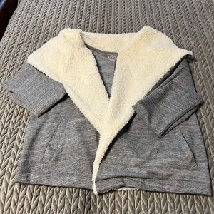 Ann Taylor Loft large gray sporty jacket